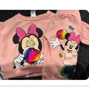 Disney Pink Minnie Mouse Kids Matching Set